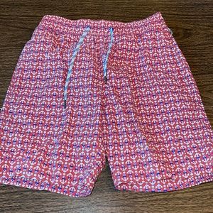 ❌SOLD❌J Crew Crew Cuts boys’ bathing suit. Red and blue anchor pattern